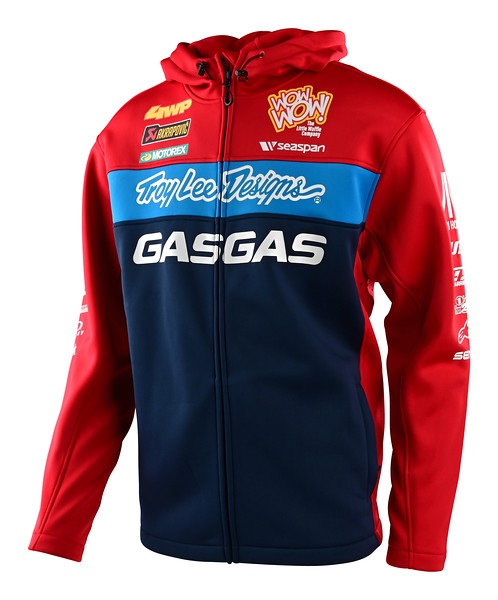 [760599004] Tld GasGas Team Pit Jacket Red / Navy