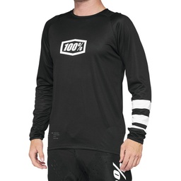 R-CORE Youth Long Sleeve Jersey Black/White
