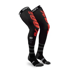 REV Knee Brace Performance Moto Socks Black/Red
