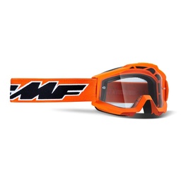 [F-50300-101-05] FMF POWERBOMB YOUTH Goggle Rocket Orange - Clear Lens