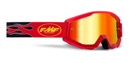 [F-50051-00008] FMF POWERCORE Goggle Flame Red - Mirror Red Lens