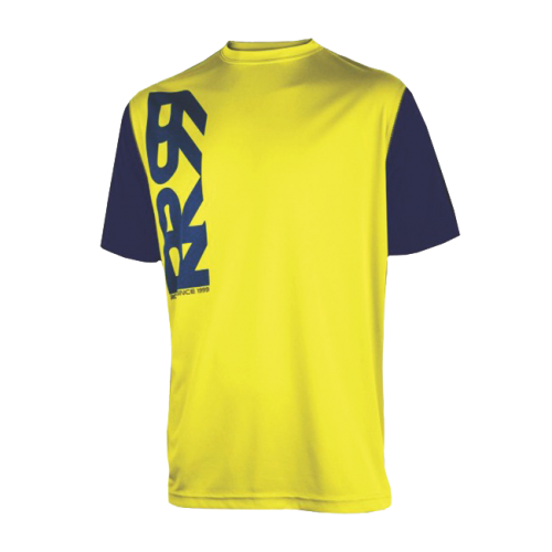 [0052-15-520S] Jersey Core Ss Bright Yellow Navy S